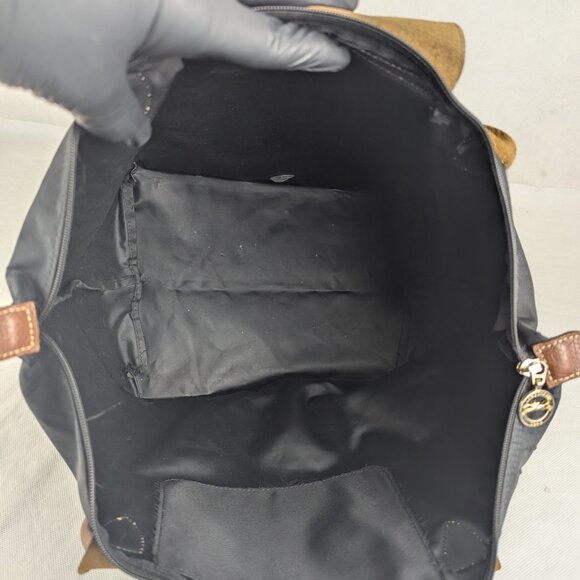 Longchamp Paris Le Pliage Tote – Preowned Nylon Black Bag, Fast Ship! - Picture 4 of 16
